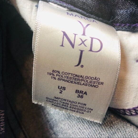 🇺🇸NYDJ Dark Wash Skinny Jeans Size 2 - Picture 7 of 10